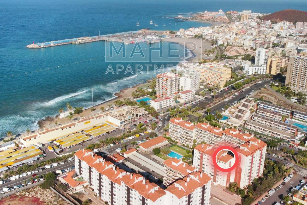 Appartamento Spectacular Sea View Penthouse Los Cristianos  Esterno foto